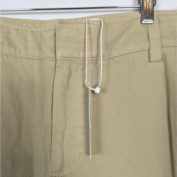 NWT Vince Khaki Sepia Washed Wide Leg Crop Pants Size 16 - Picture 9 of 9